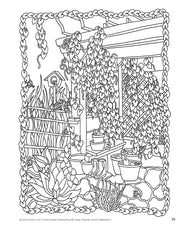 Country Garden Coloring Book