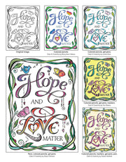 Expressions of Hope Coloring Book