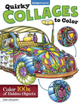Load image into Gallery viewer, Quirky Collages to Color
