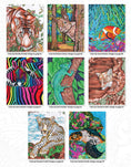 Load image into Gallery viewer, Hidden Animals Coloring Book
