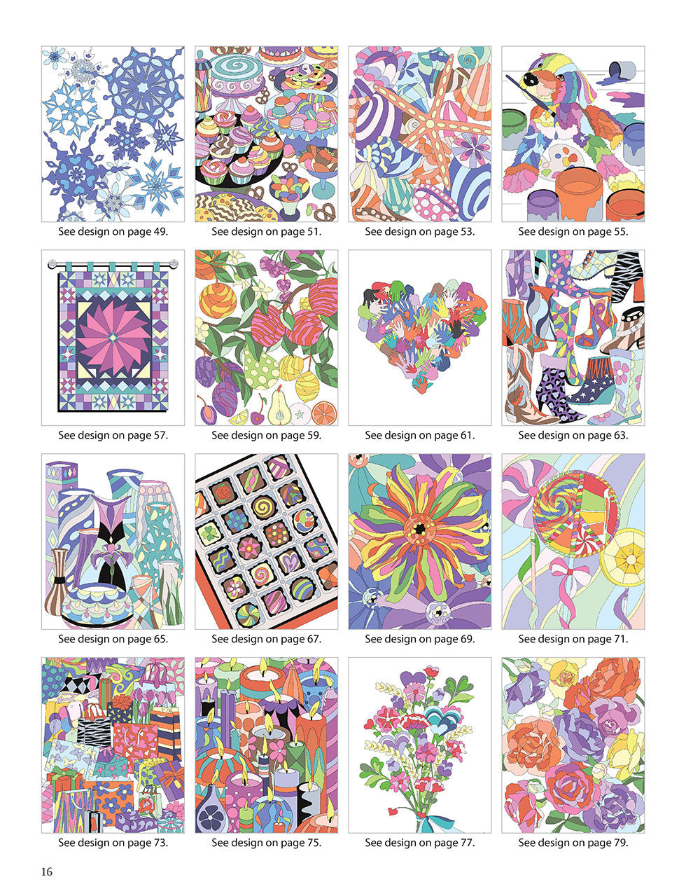 Color by Number the Simple Joys of Life