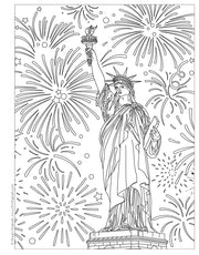 America the Beautiful Coloring Book