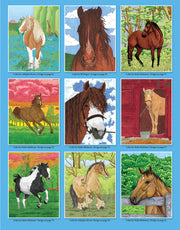 Horses Coloring Book