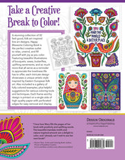 Happy Blossoms Coloring Book