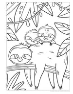 Sloths Coloring Book