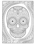 Ultimate Day of the Dead Coloring Book