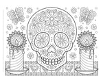 Ultimate Day of the Dead Coloring Book