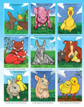 Load image into Gallery viewer, Bunnies, Ducks, and Baby Animals Coloring Book
