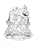 Load image into Gallery viewer, Creepy Things That Go Bump in the Night Coloring Book
