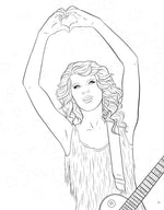 SUPER FAN-tastic Taylor Swift Coloring & Activity Book