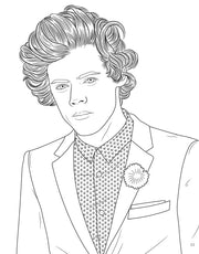 Super Fabulous Harry Styles Coloring & Activity Book