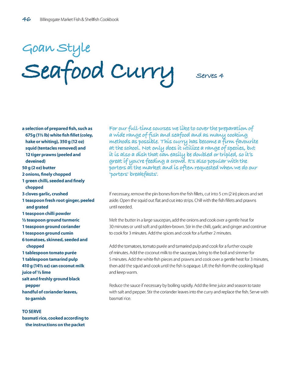 Billingsgate Market Fish & Shellfish Cookbook