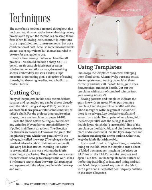 Sew-It-Yourself Home Accessories