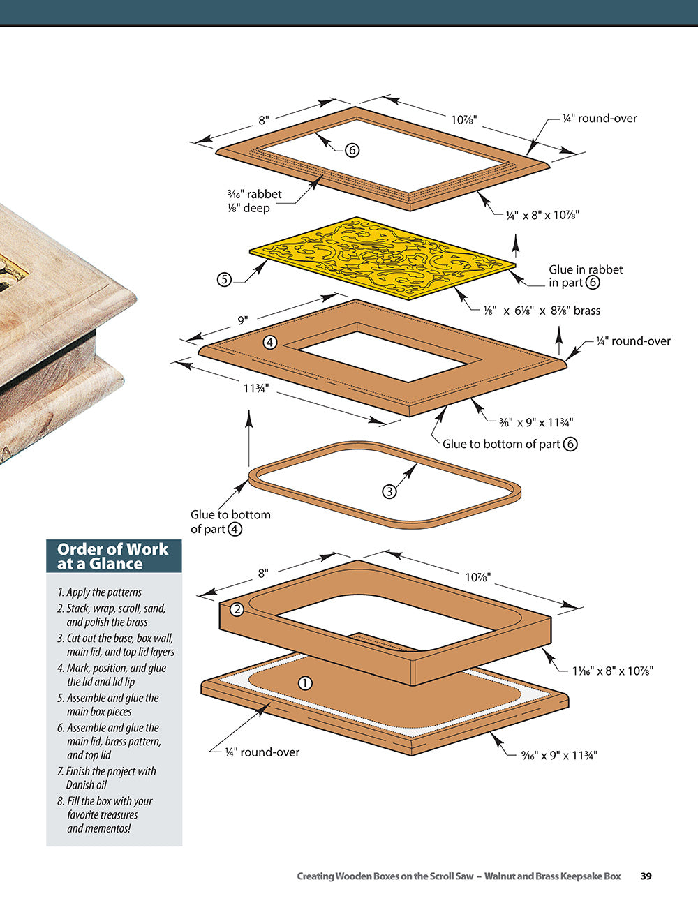 Creating Wooden Boxes on the Scroll Saw