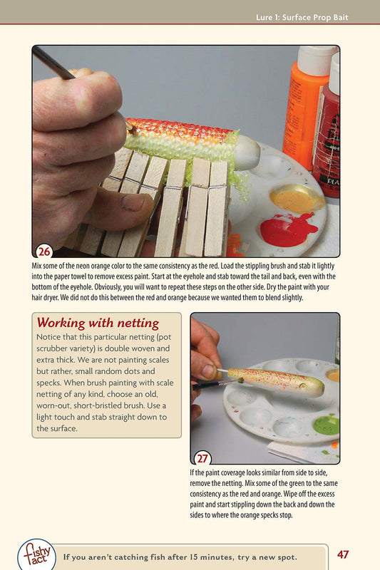 Making Wooden Fishing Lures