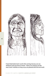 Learn to Carve a Native American Chief (Booklet)