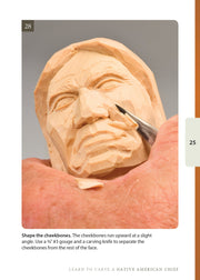 Learn to Carve a Native American Chief (Booklet)