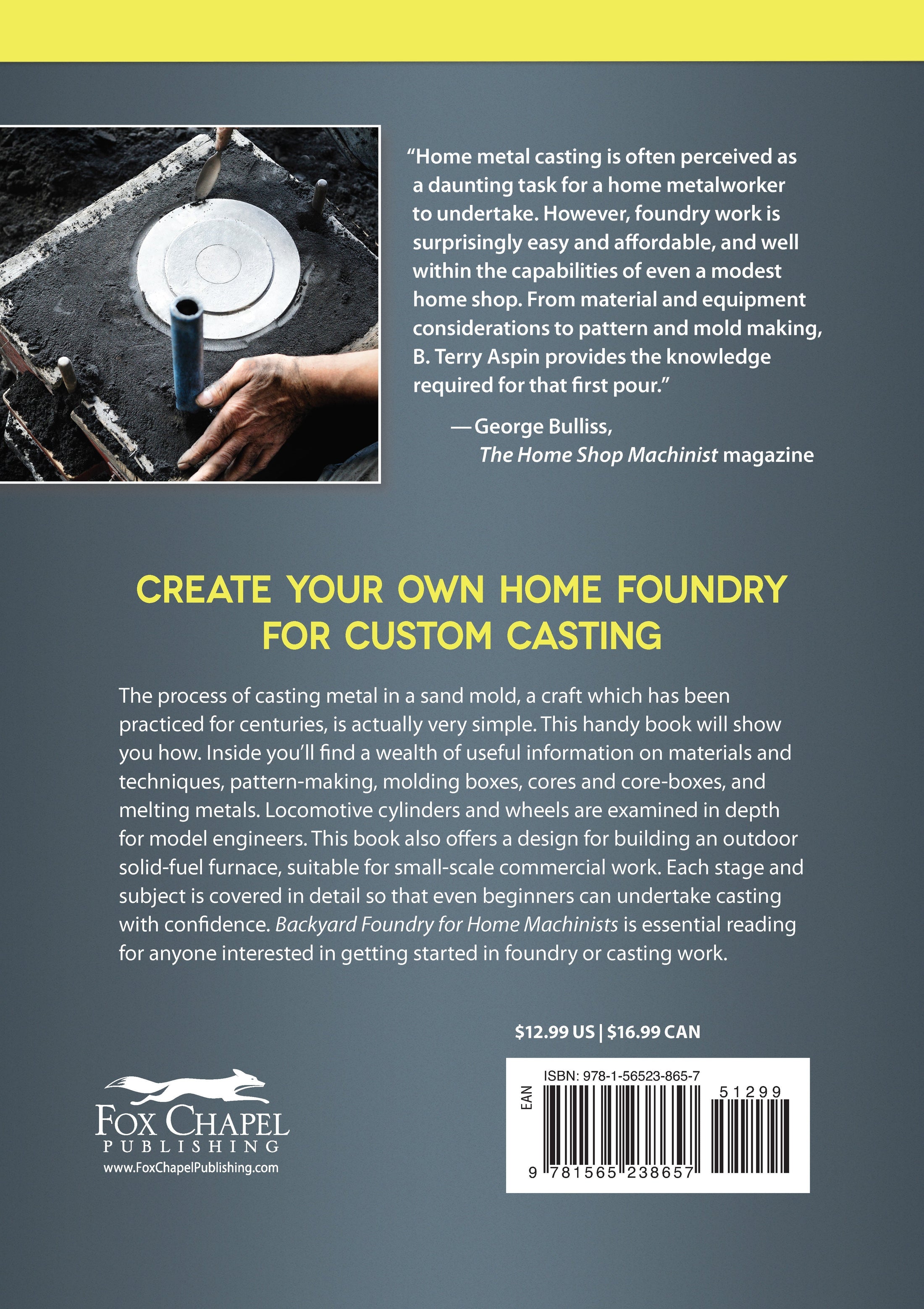 Backyard Foundry for Home Machinists