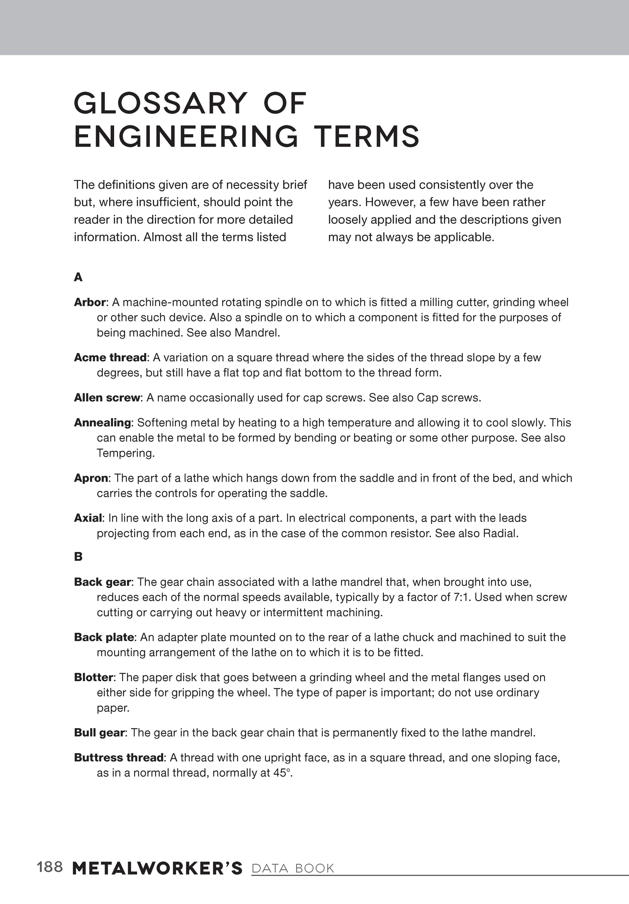 Metalworker's Data Book for Home Machinists