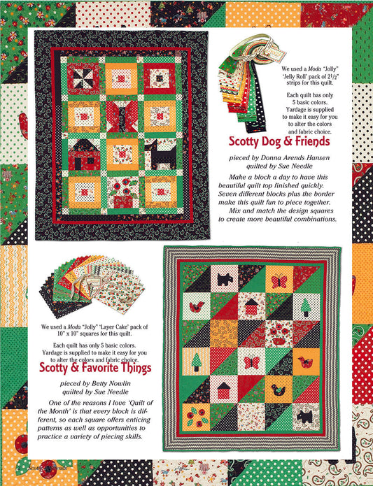 Scotty & Friends: Quilt Of The Month