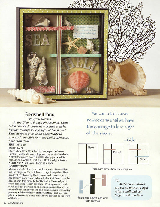 Shadowboxes for Mementos and Photos