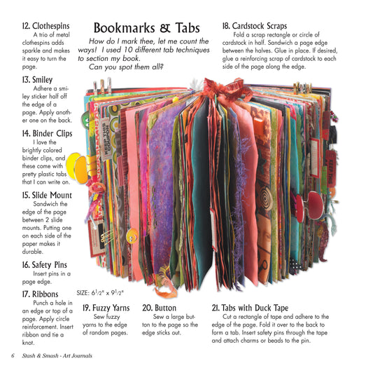 Stash & Smash: Art Journal Ideas