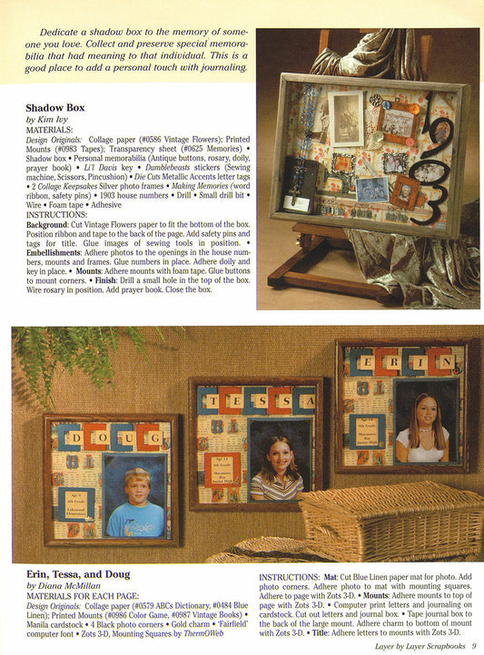 Layer by Layer Scrapbooks