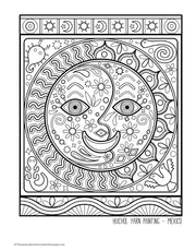 Folk Art Coloring Book