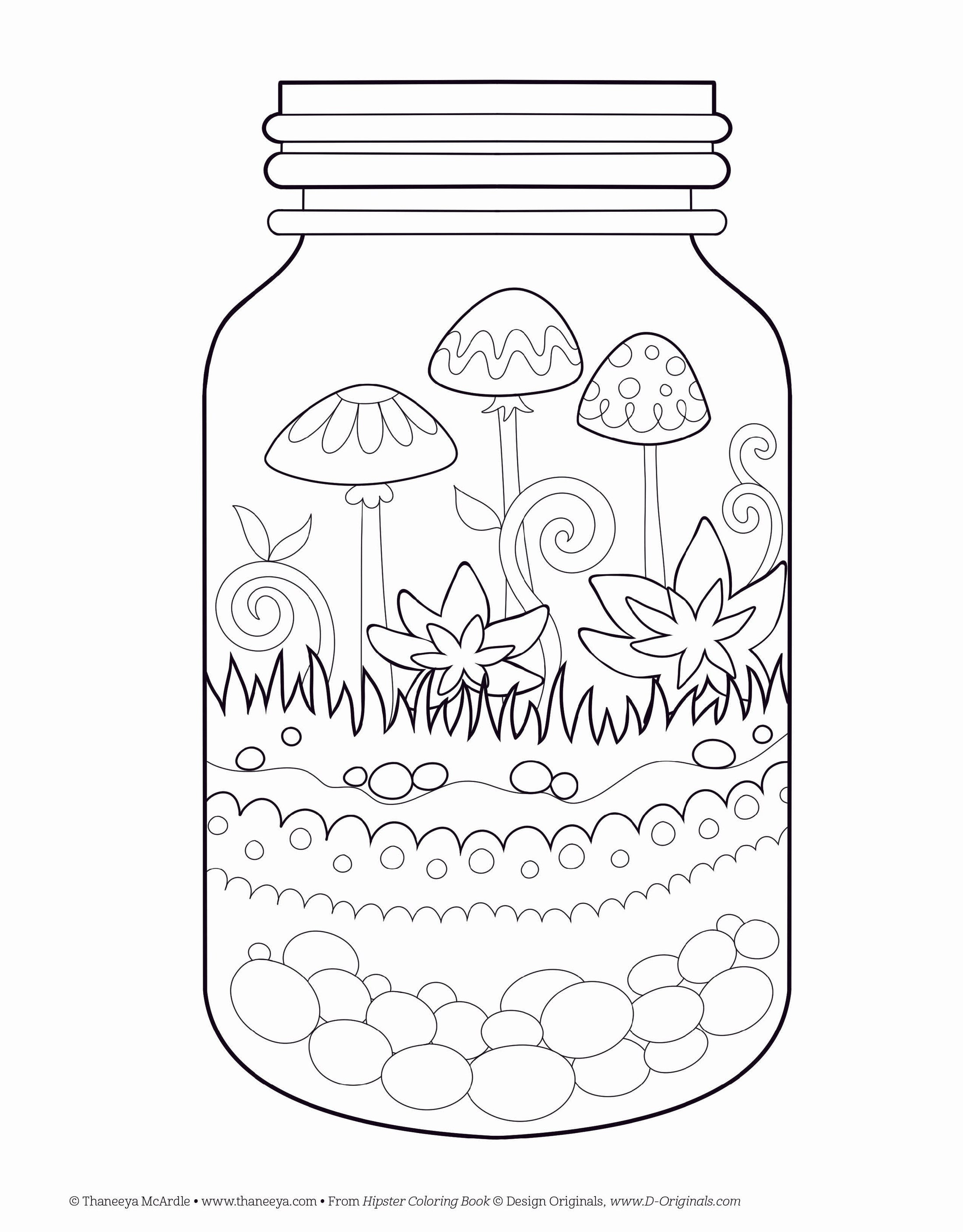 Hipster Coloring Book