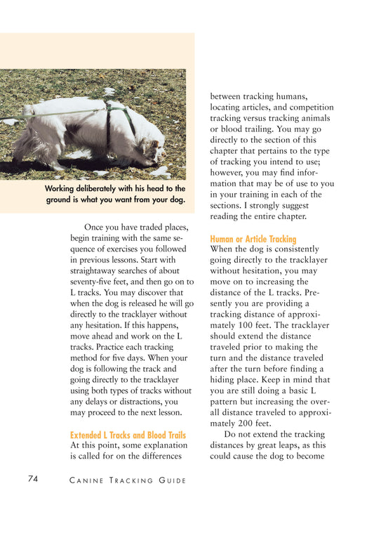 Canine Tracking Guide