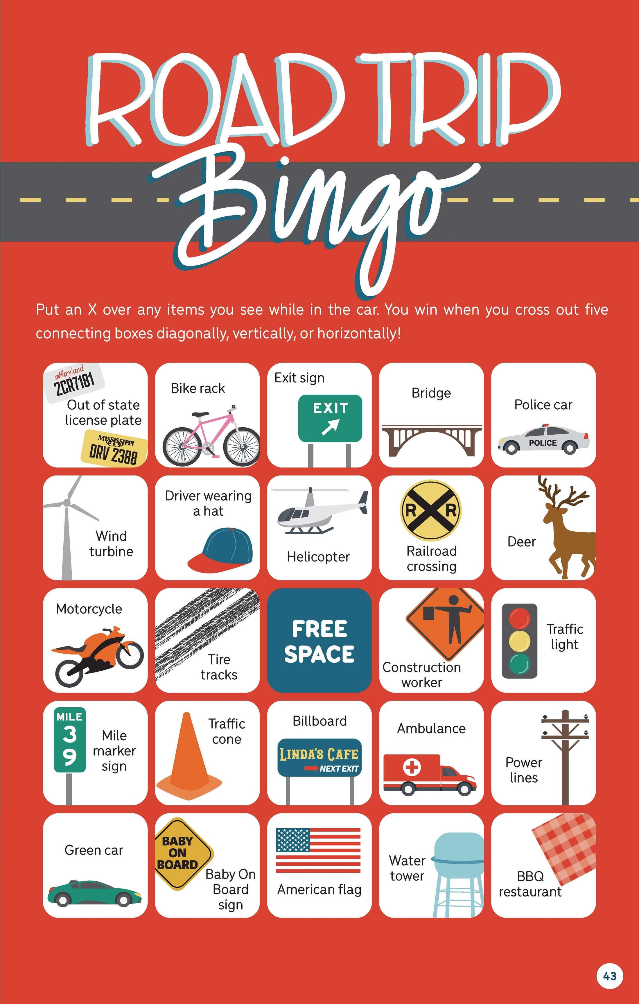 Road Trip Activities and Travel Journal for Kids