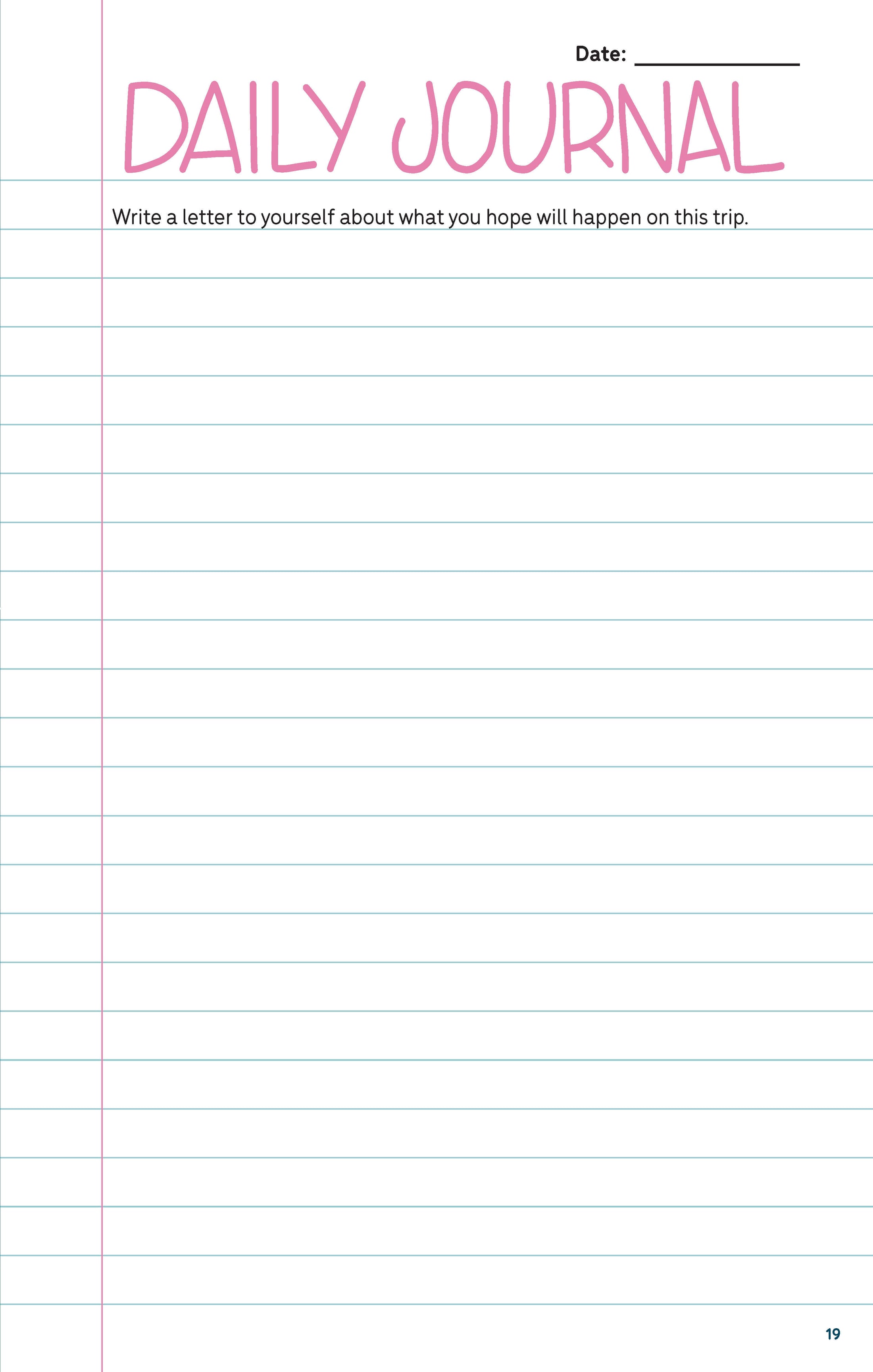 Road Trip Activities and Travel Journal for Kids