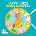 Load image into Gallery viewer, Happy Horse Coloring Book for Kids
