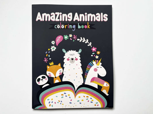 Amazing Animals Coloring Book
