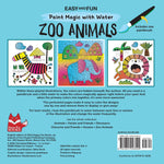 Easy and Fun Paint Magic with Water:  Zoo Animals