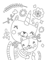 Silly Caticorns Coloring Book