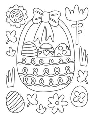 Sweet Easter Coloring Book
