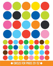 Sticker Fun: Learn About Shapes & Colors!