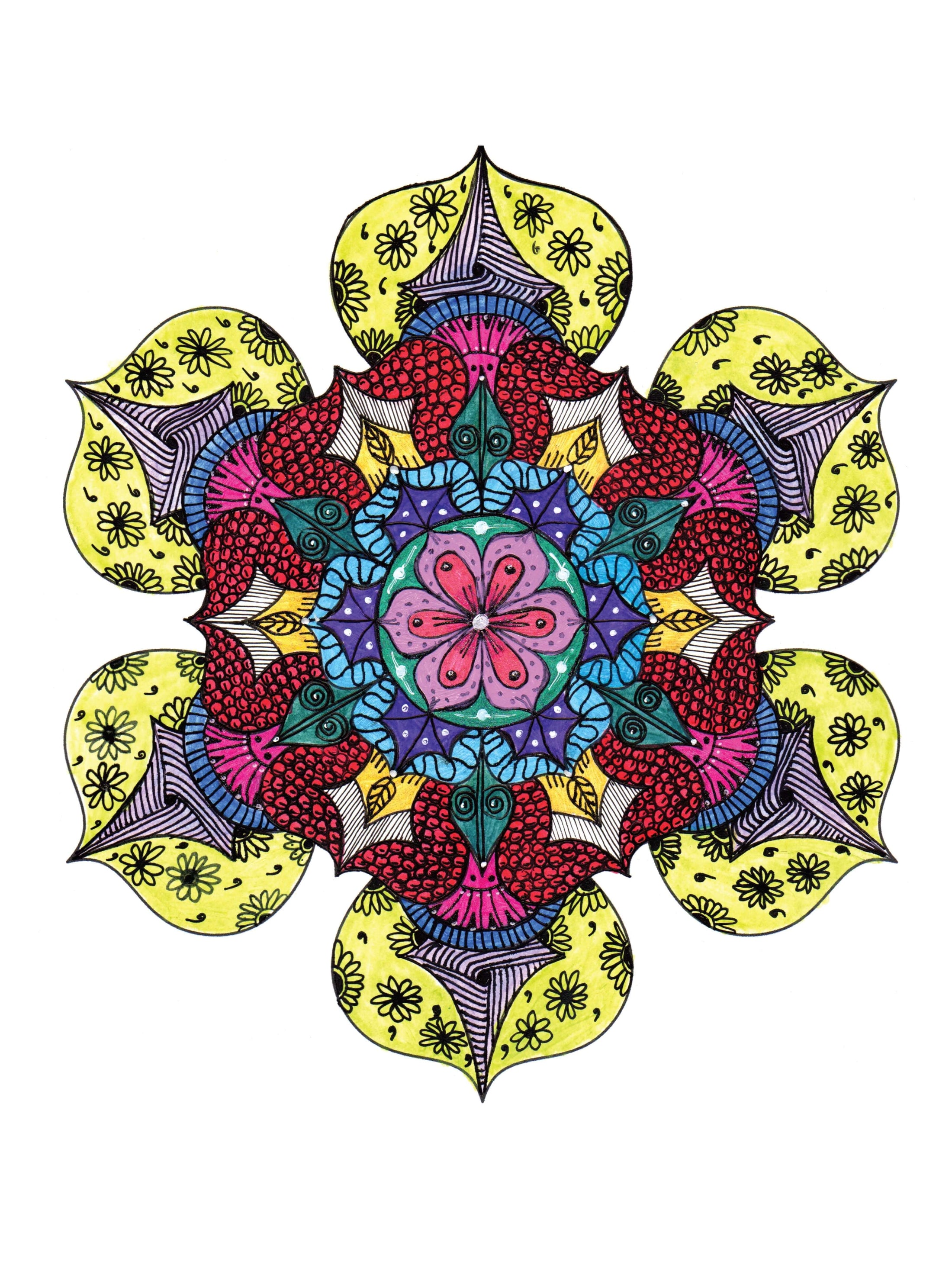 TangleEasy Guided Journal Mandala