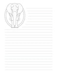 Load image into Gallery viewer, TangleEasy Lined Journal Elephant
