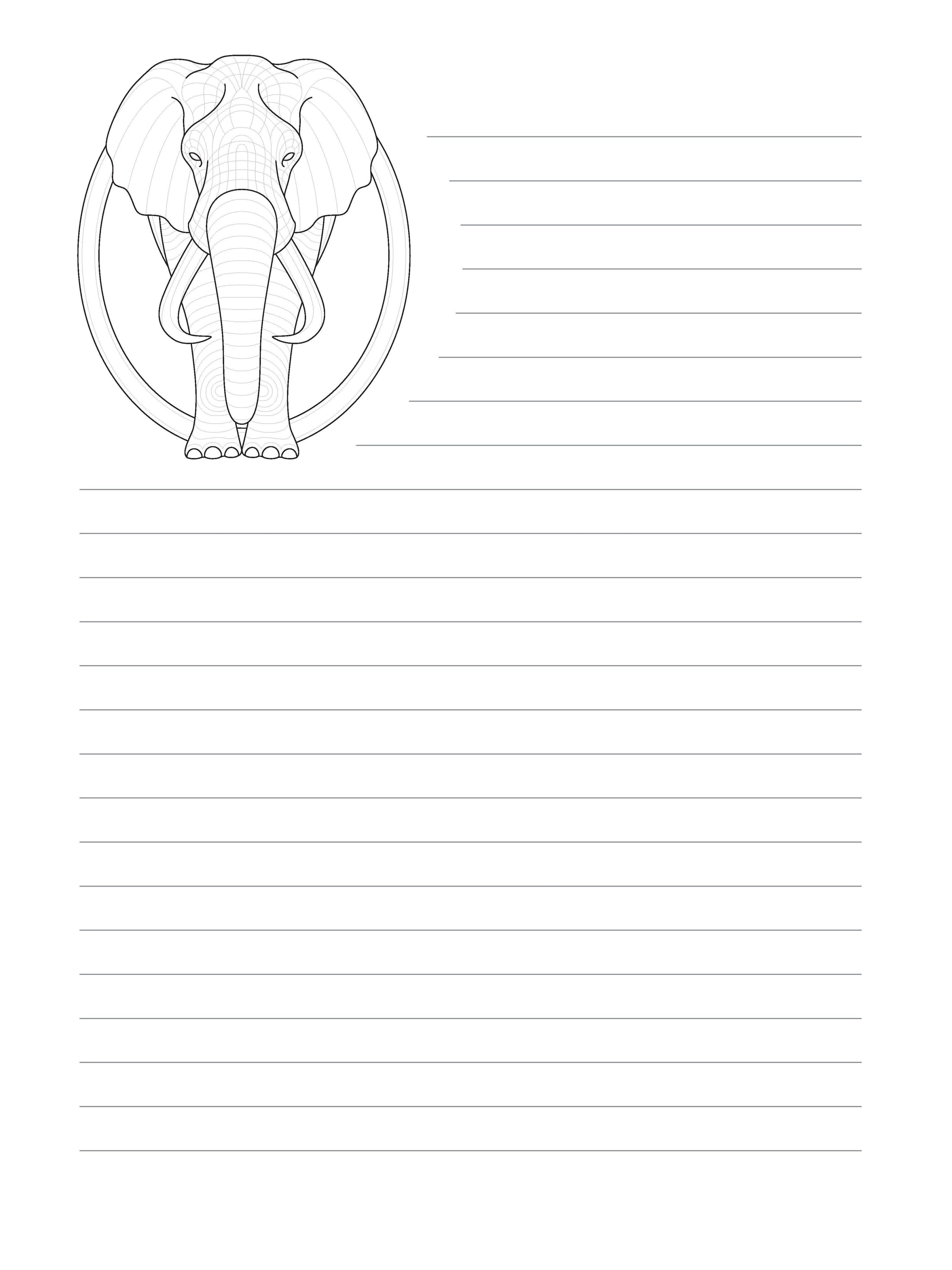 TangleEasy Lined Journal Elephant