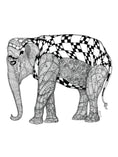 Load image into Gallery viewer, TangleEasy Lined Journal Elephant
