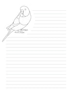 TangleEasy Lined Journal Parrot