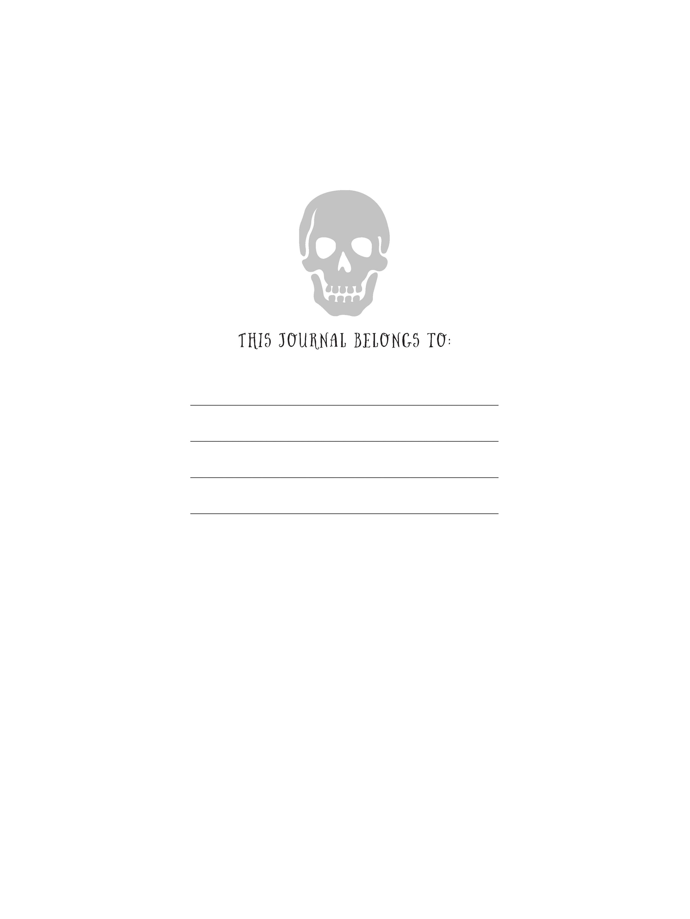 Dean Russo Skull Mosaic Journal