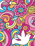 Load image into Gallery viewer, Notebook Doodles Peace Love and Music Guided Journal
