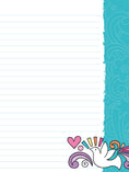 Load image into Gallery viewer, Notebook Doodles Peace Love and Music Guided Journal
