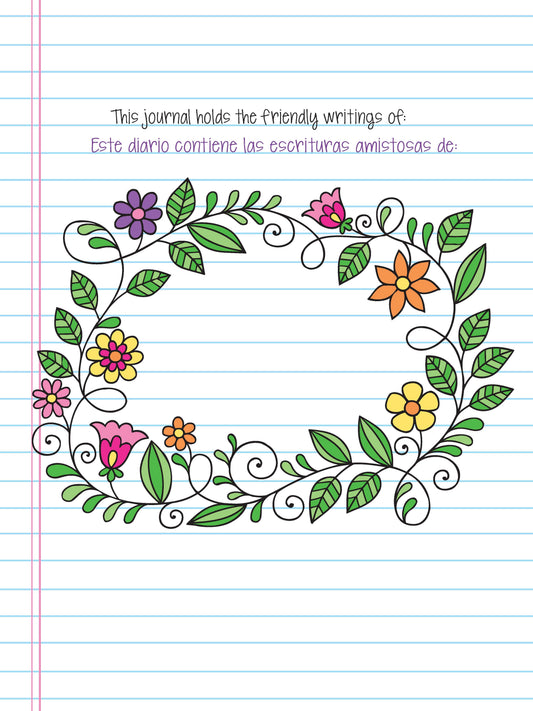 Notebook Doodles My Friendship Journal/Mi Diario de Amistad