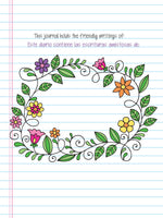 Notebook Doodles My Friendship Journal/Mi Diario de Amistad