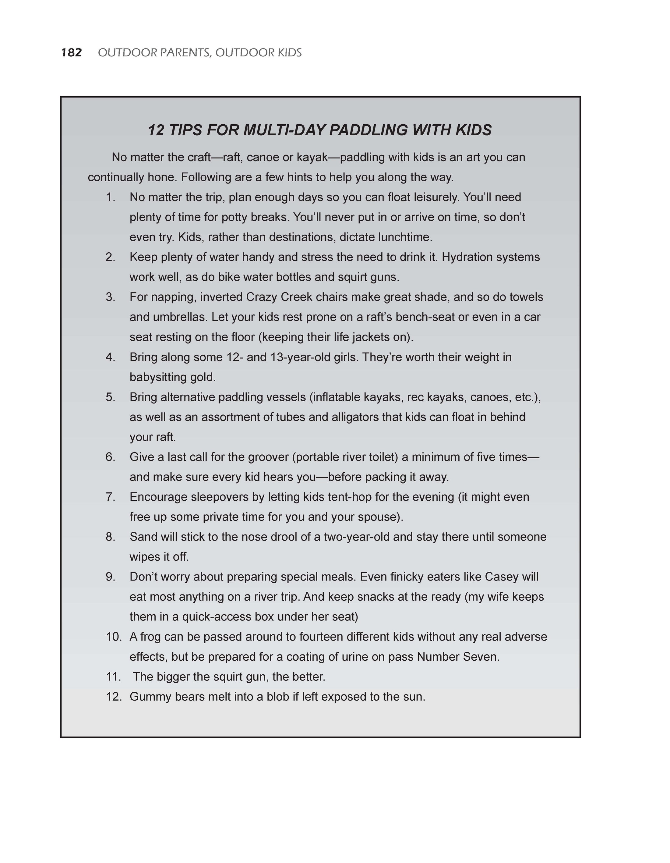Outdoor Parents, Outdoor Kids