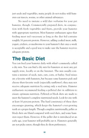 Complete Care Made Easy, Hamsters